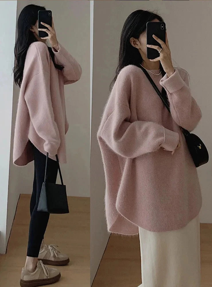 O-Neck Pullover Sweater