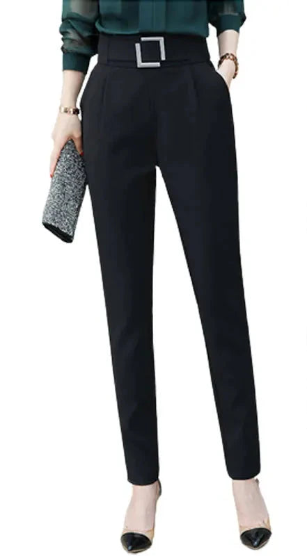 High Waist Office Trousers