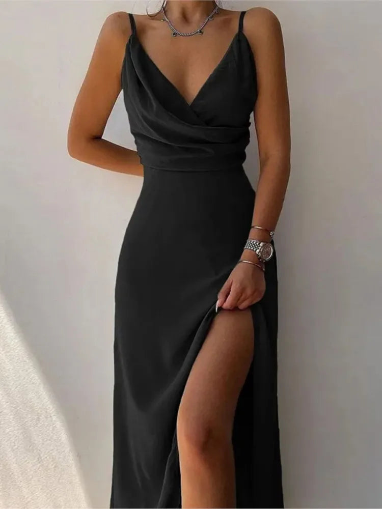 Velvet Bodycon Evening Dress