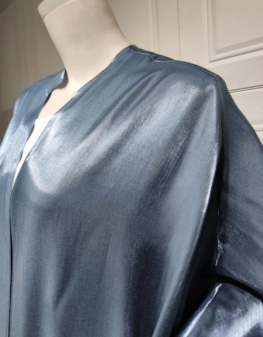 Satin Khaleeji Abaya