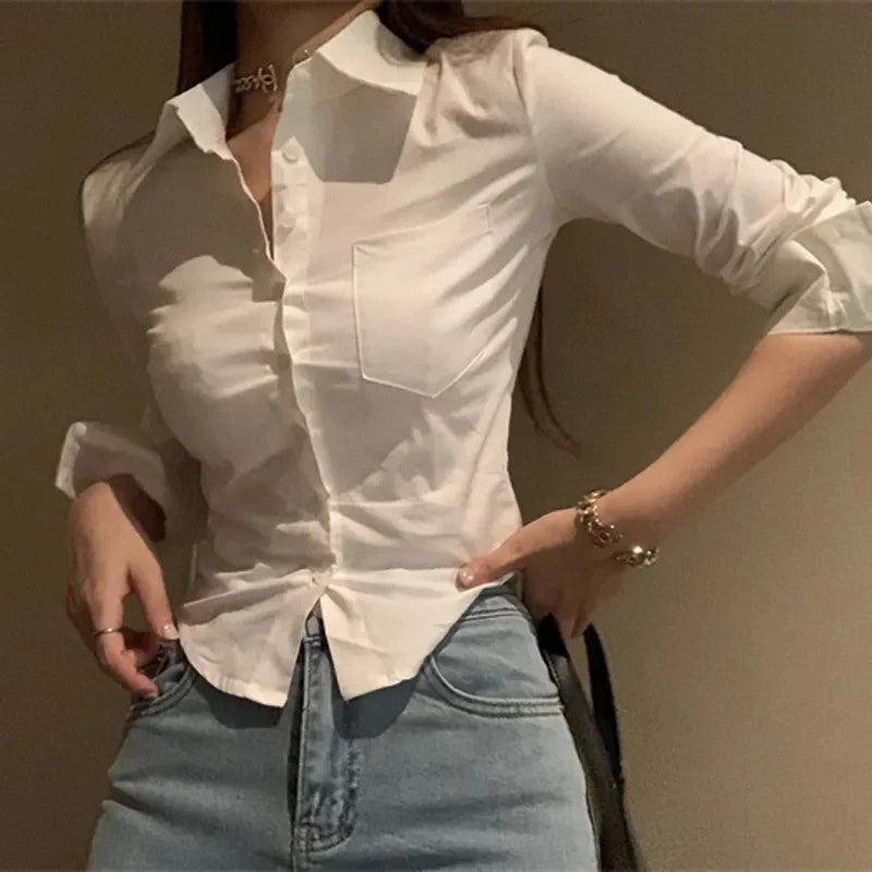 Chiffon Crop Blouse