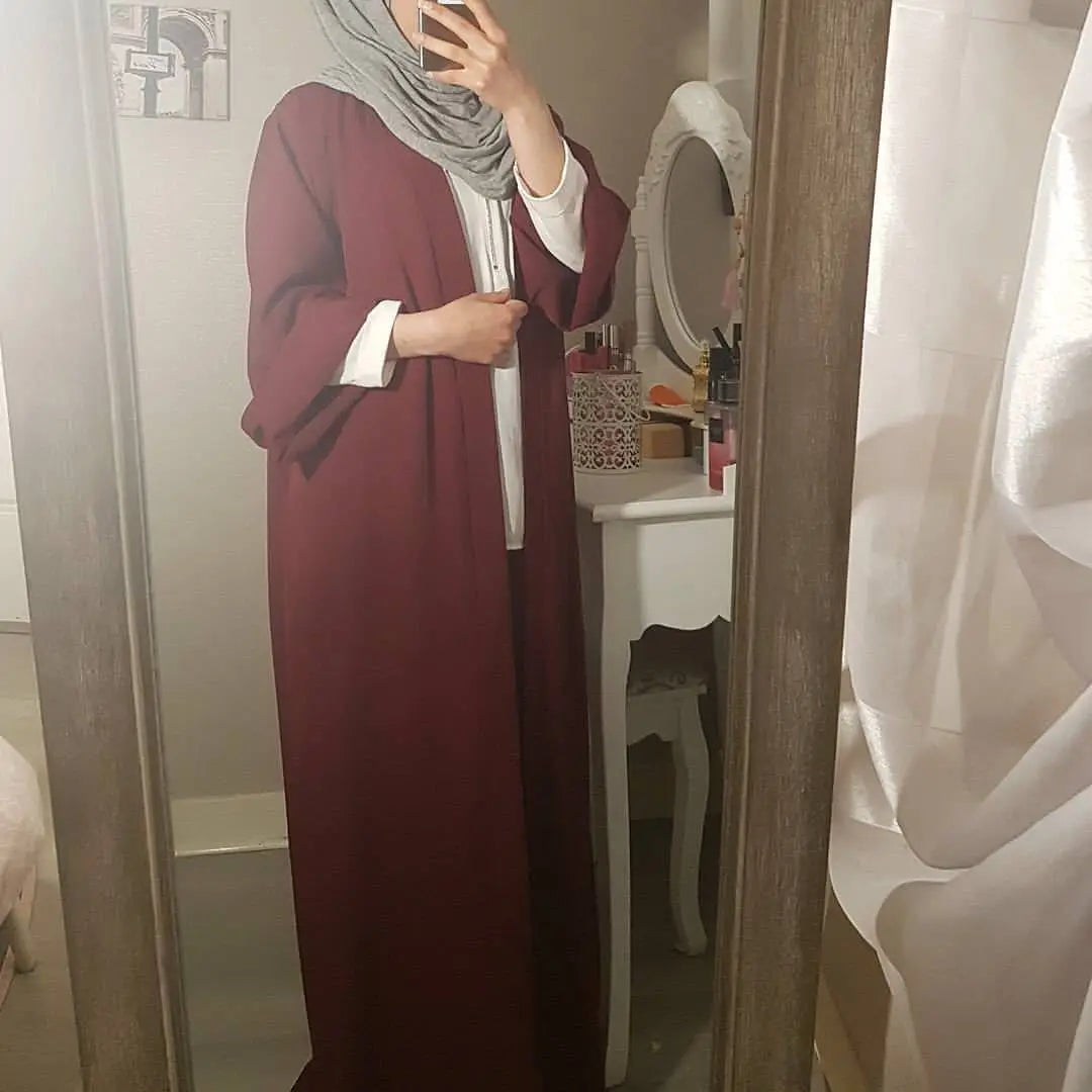 Simple Open Abaya