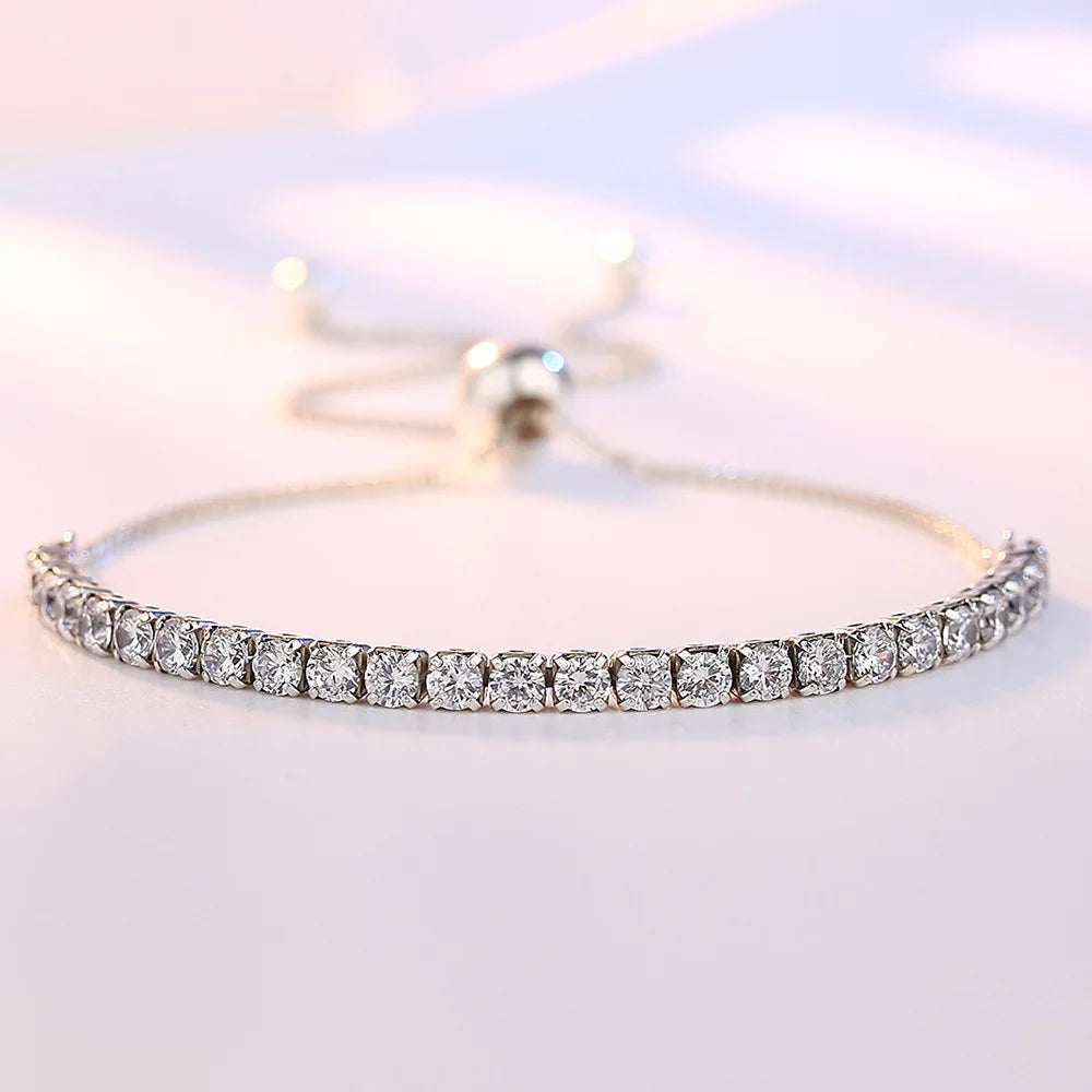 Silver Tennis Bracelet