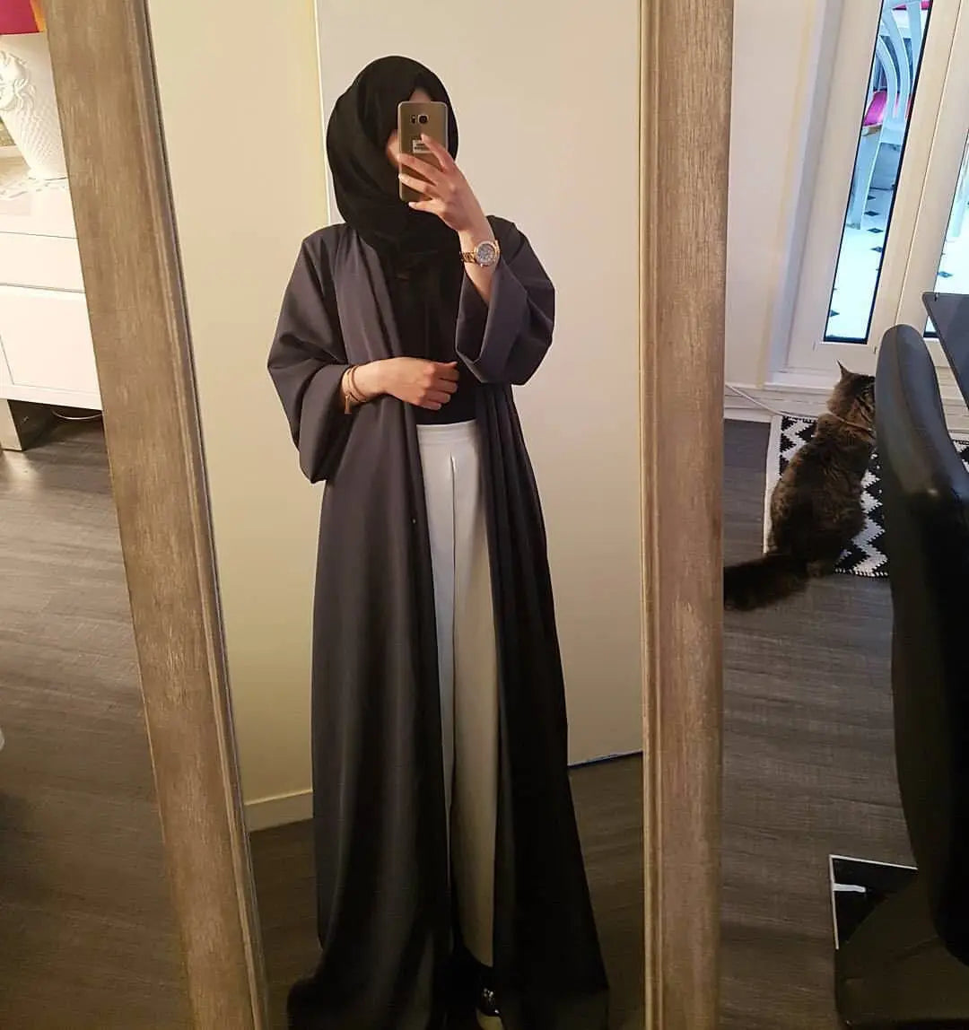 Simple Open Abaya