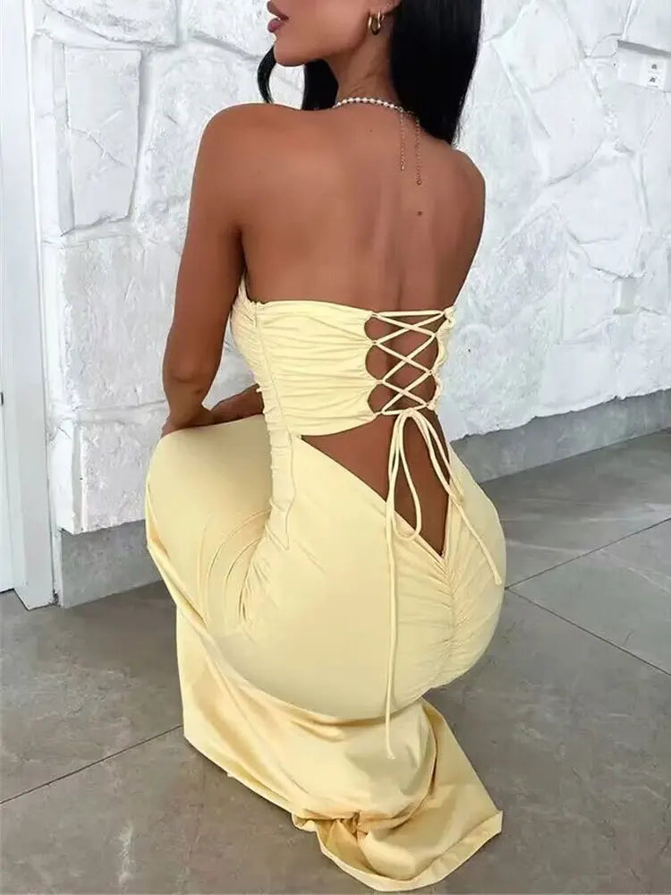 Strapless Maxi