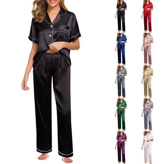 Plus Size Satin PJs