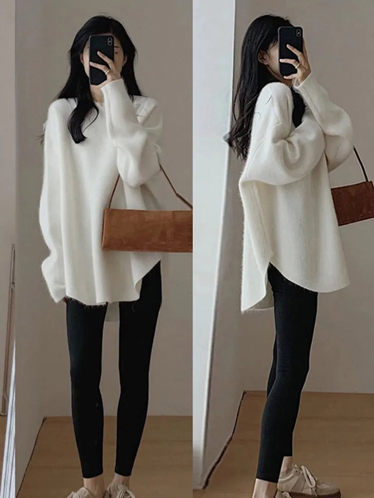 O-Neck Pullover Sweater