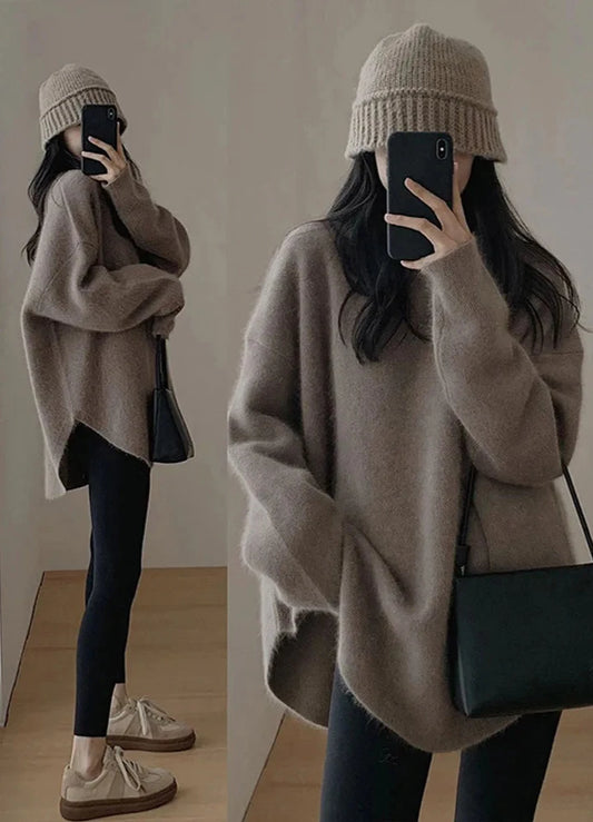 O-Neck Pullover Sweater