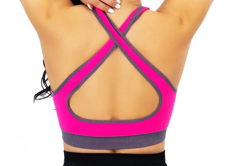 Criss Cross Padded Sports Bra